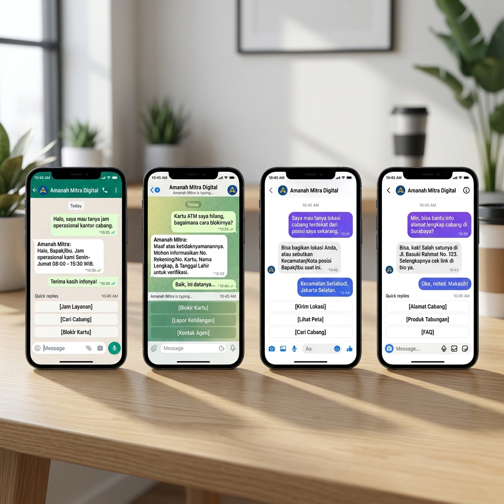 MultiReply Omnichannel Showcase for Keuangan